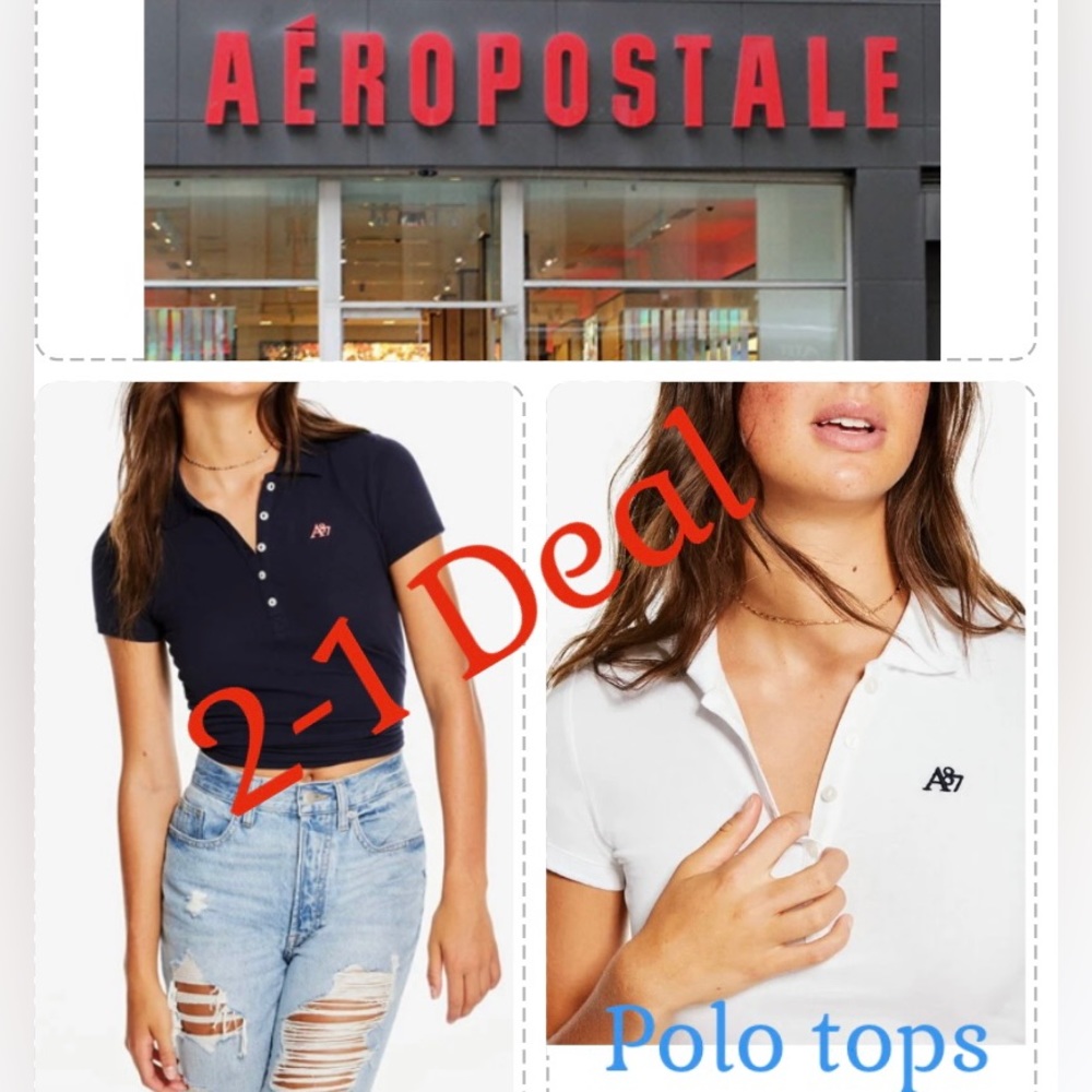 2-1 Aeropostale/ a polished, preppy look, nothing beats this comfy piqué